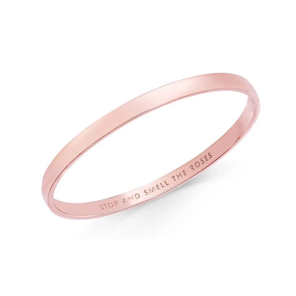 $58 Kate Spade idiom “stop & smell the roses” idiom bangle